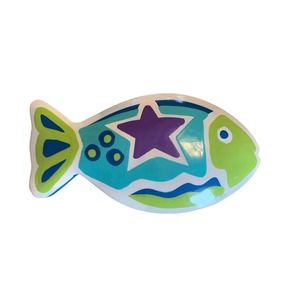 Talbots Fish Tropical Hair Barrette Clip Vintage